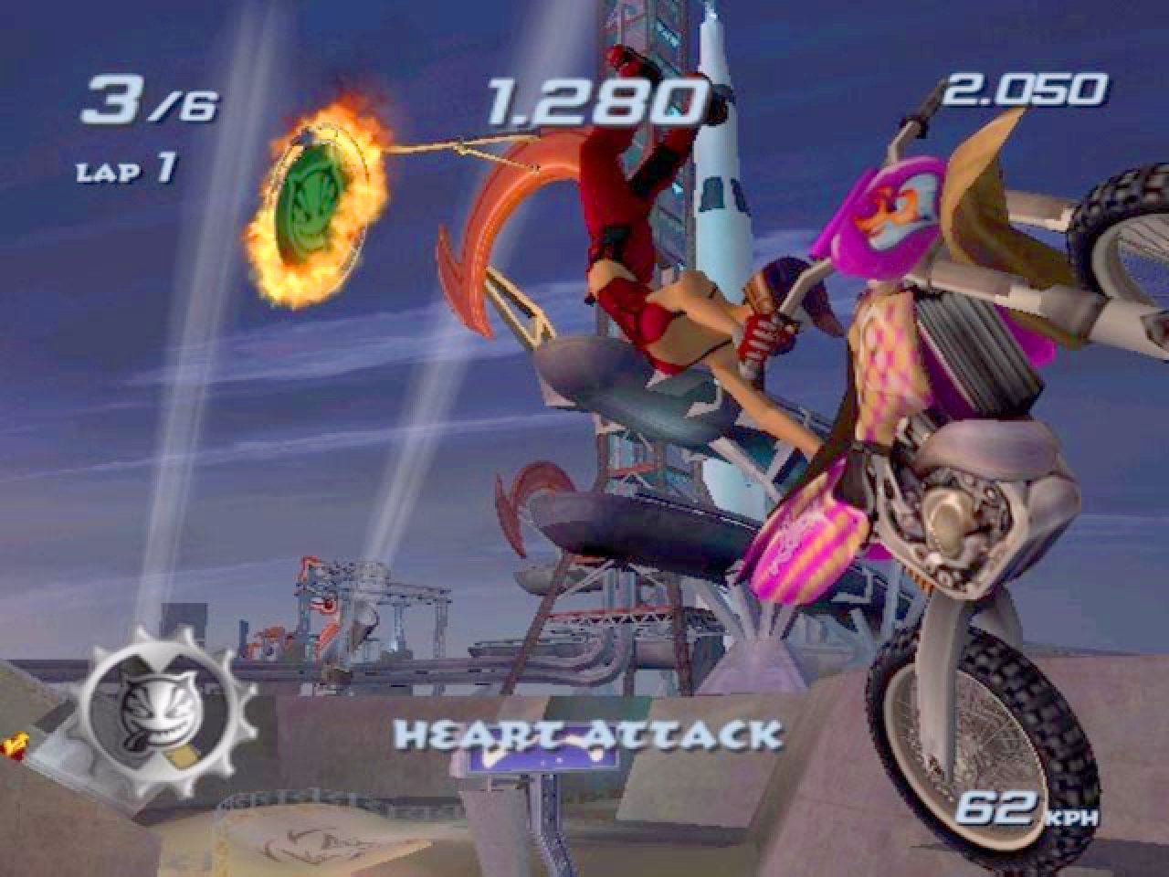[20/08/2002] Die Hintergründe sehen toll aus und die Grafikengine läuft absolut flüssig.
